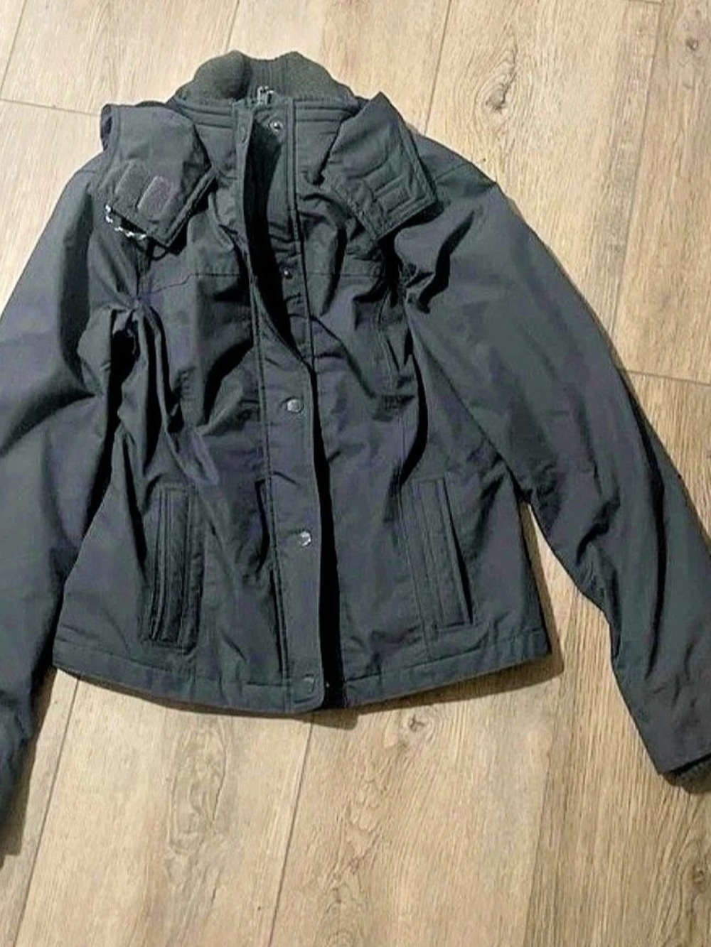 Hollister All-Weather Jacket Gray Large Like New